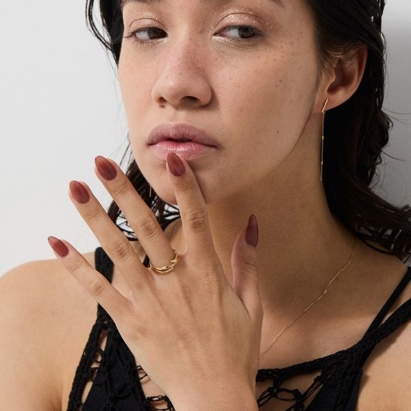 H*0様 美品 Jupiter K10 メッセージリボンリング ジュピター（JUPITER）/【K10】メッセージリング