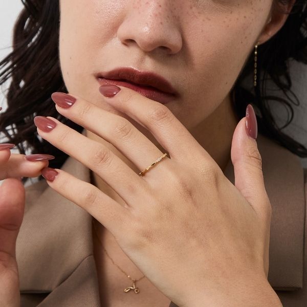 ジュピター（JUPITER）/【K18】クラシカルダイヤモンドリング/金属