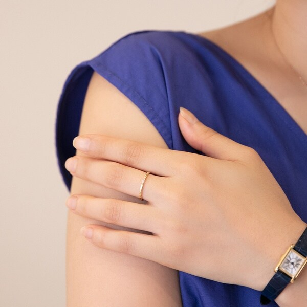 ジュピター（JUPITER）/【K18】クラシカルダイヤモンドリング/金属