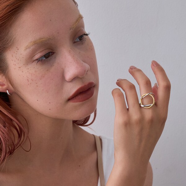 Jupiter 5号 指輪 リング ブラックダイヤ k10 ピンクゴールド JUPITER