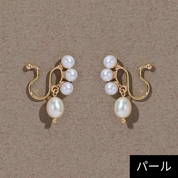 ジュピター（JUPITER）/【K10】淡水パールイヤリング 26,499円