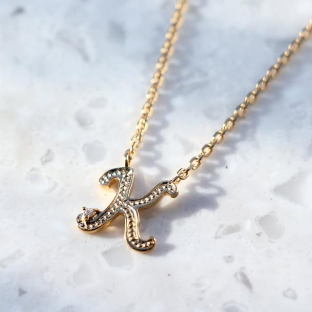 ジュピター（JUPITER）/【WEB限定】イニシャルダイヤモンドネックレス
