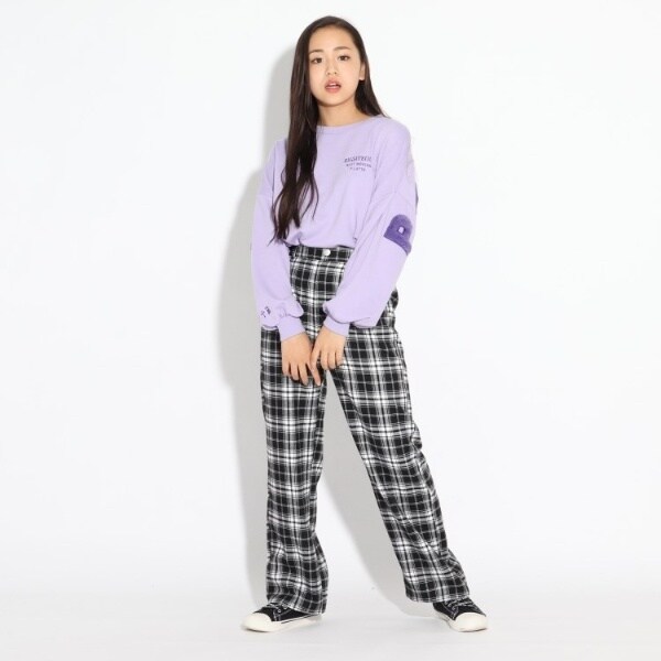 ピンクラテ ニコラ掲載 チェックワイドパンツの通販はau Pay マーケット Brand Square By Oioi ブランドスクエアbyマルイ