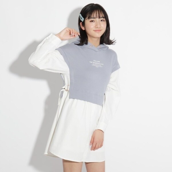 New ピンクラテ べストドッキング風シャツワンピースの通販はau Pay マーケット Brand Square By Oioi ブランドスクエアbyマルイ