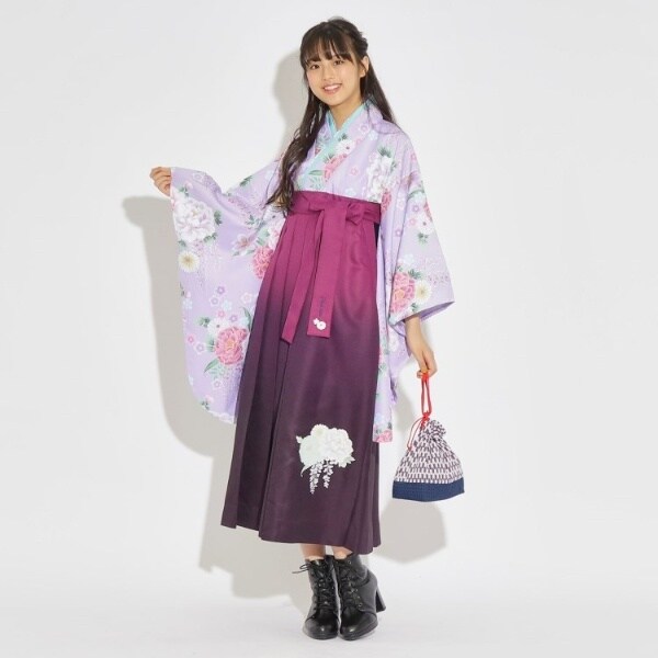 袴用下着付き　ピンクラテ　袴　卒業式　160 ピンクラテ（PINK−latte）/【入卒・セレモニー・卒服】SET商品
