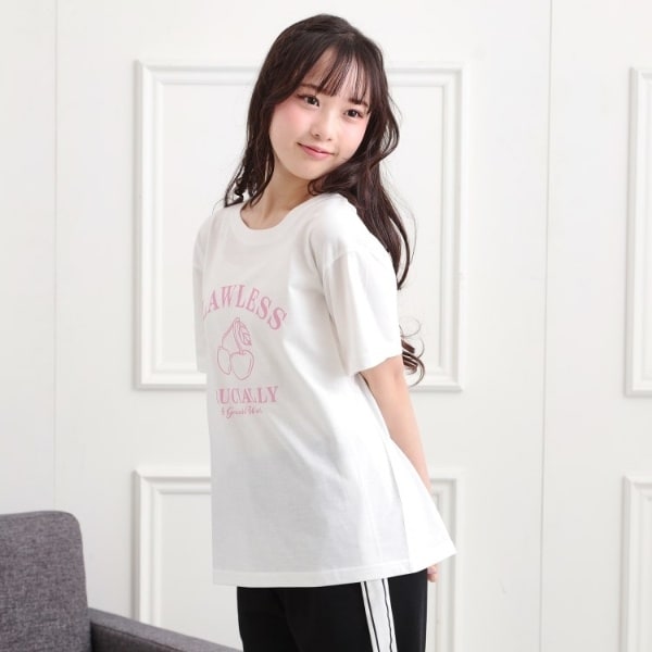 ピンクラテ（PINK−latte）/チェリーモチーフTシャツ
