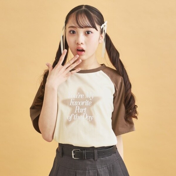 ピンクラテ（PINK−latte）/スプレー星ラグランTシャツの通販は