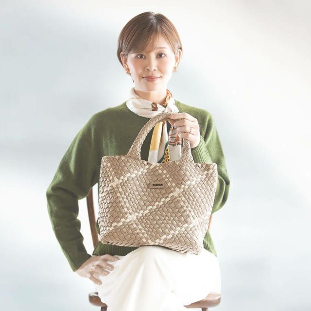 バルコス（BARCOS）/【BARCOS/バルコス】バイカラーメッシュハンドバッグ_19