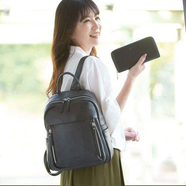 バルコス（BARCOS）/【BARCOS/バルコス】シュリンクレザーリュックサック＆財布＜アクティブセット＞