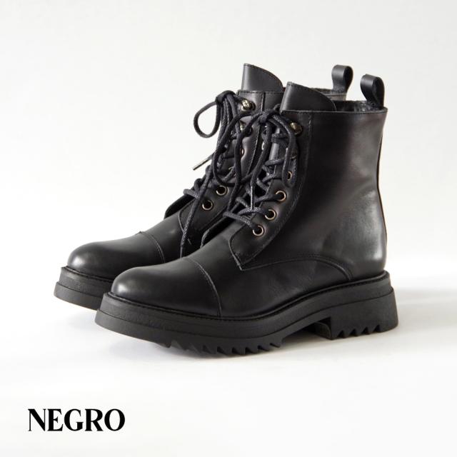 プーペ（PUPE）/サイドジップ レースアップブーツ 231435