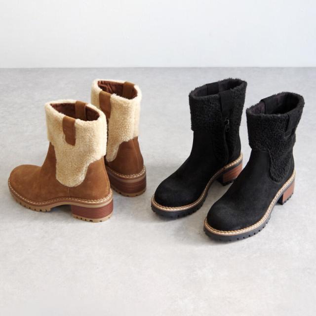 プーペ（PUPE）/ボアミドルブーツ 242421−1 スエード 厚底の通販はau