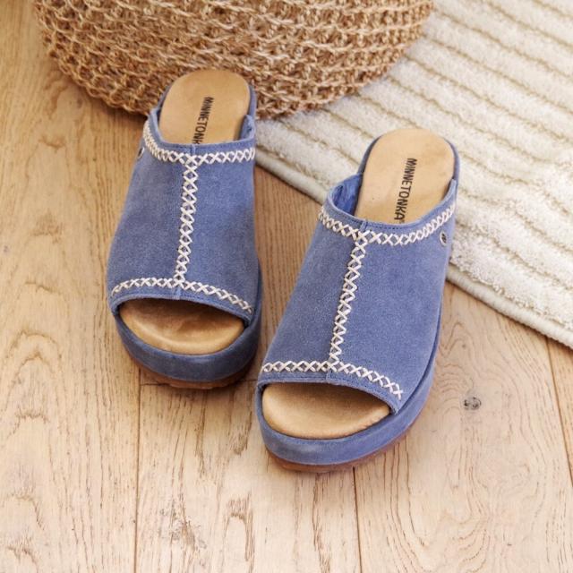 ミネトンカ（MINNETONKA）/スエード厚底サンダル PAISLEE_3