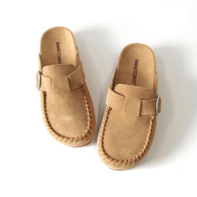 ミネトンカ（MINNETONKA）/本革 スエード クロッグシューズ BUCKLE CLOG サンダル
