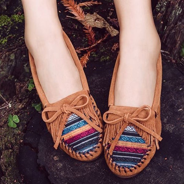 ミネトンカ（MINNETONKA）/【サイズ22cm〜26cm】 スエードモカシン