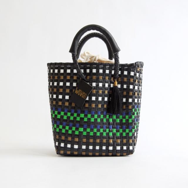✨極美品❤️✨WOVEN (ウーヴン) カゴバッグ ミニバッグ ミニトート かごバッグ カゴバッグ WOVEN (ウーヴン) /ミニトート メキシコ