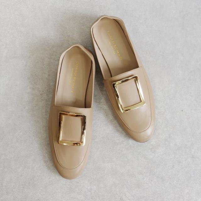 シュークローゼットセレクト（SHOE CLOSET SELECT）/CORSO ROMA，9 (コルソローマ) / レザー スクエアモチーフ ローファー MEX 574_15