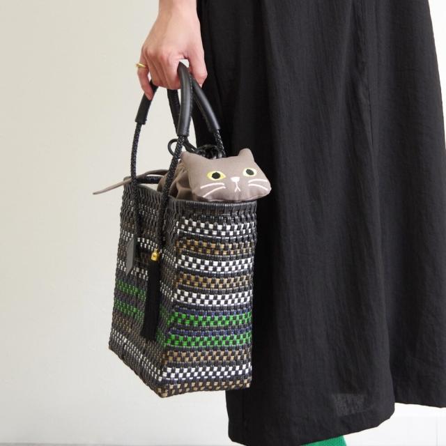 ウーヴン メキシコ製 トールサイズ バスケットバッグ メルカドバッグ