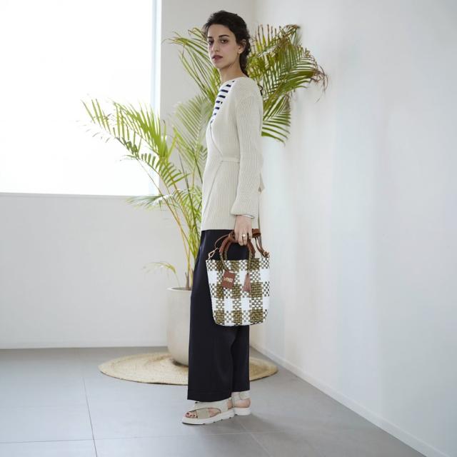 ウーヴン（WOVEN）/WOVEN (ウーヴン) / メキシコ製 2WAY ミニトートバッグ メルカドバッグ かごバッグ_6