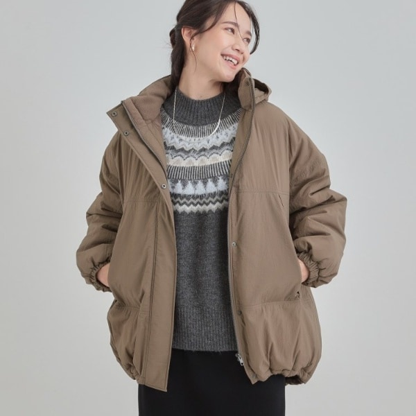 キューティーブロンド（Cutie Blonde）/【あったか撥水フード取り外し可能】中綿モンスターコート