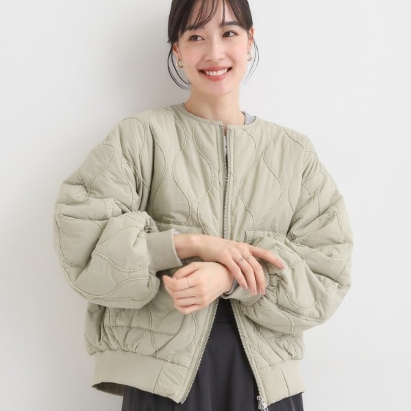 キューティーブロンド（Cutie Blonde）/モールキルティング中綿ブルゾン