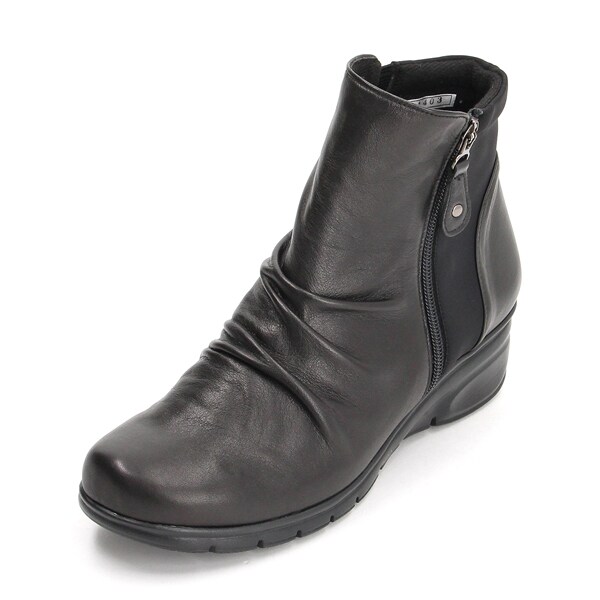 モネ（Monet）/【25秋冬新作】【超軽量】 フロントジップ サイドゴアブーツ