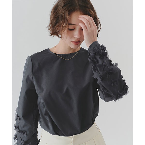 ティティベイト（titivate）/チュールフラワーブラウスの通販は 6,589円