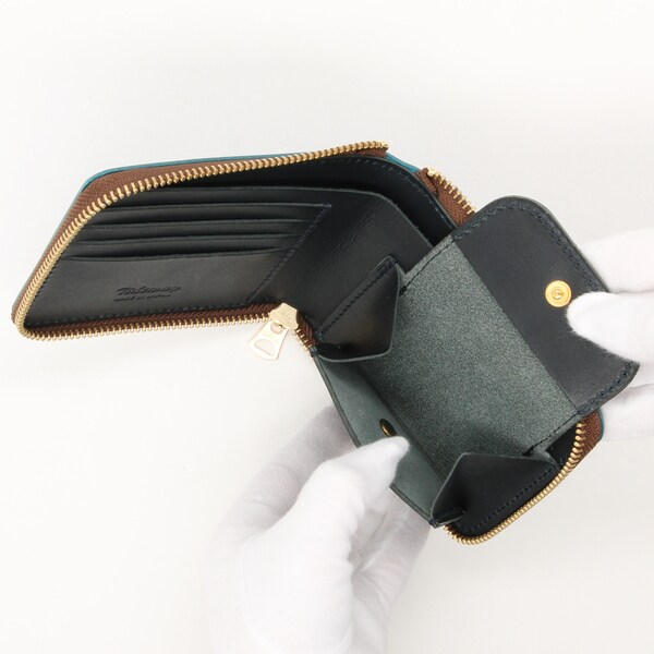 タイドウェイ（TIDEWAY）/OIL CORDVAN MIDDLE WALLET/2つ折り/オイルコードバン_8