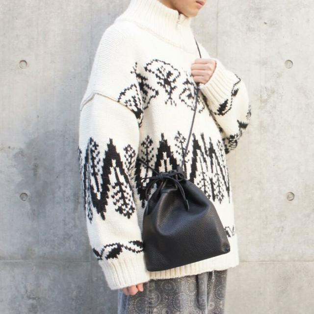 タイドウェイ（TIDEWAY）/MONTH ITALY LEATHER 2WAY 巾着 ショルダー