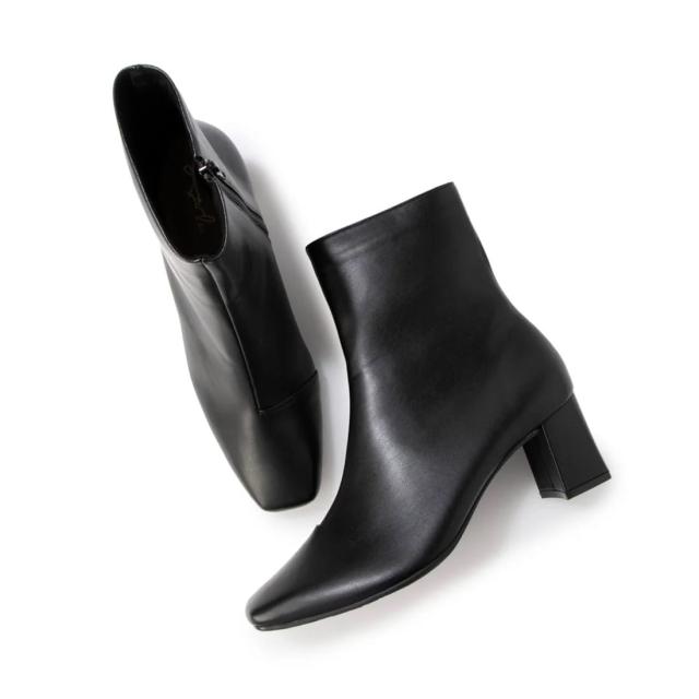 ラウナレア（Launa lea）/スクエアトゥショートブーツ(0582)