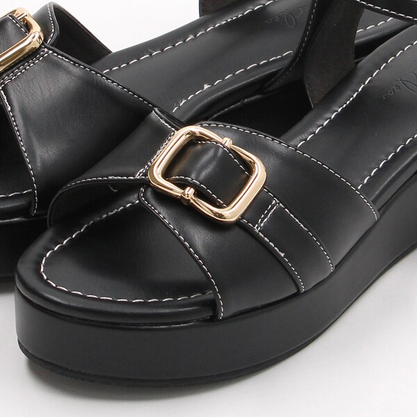 ラウナレア（Launa lea）/【25春夏】バックルプラットフォームサンダル