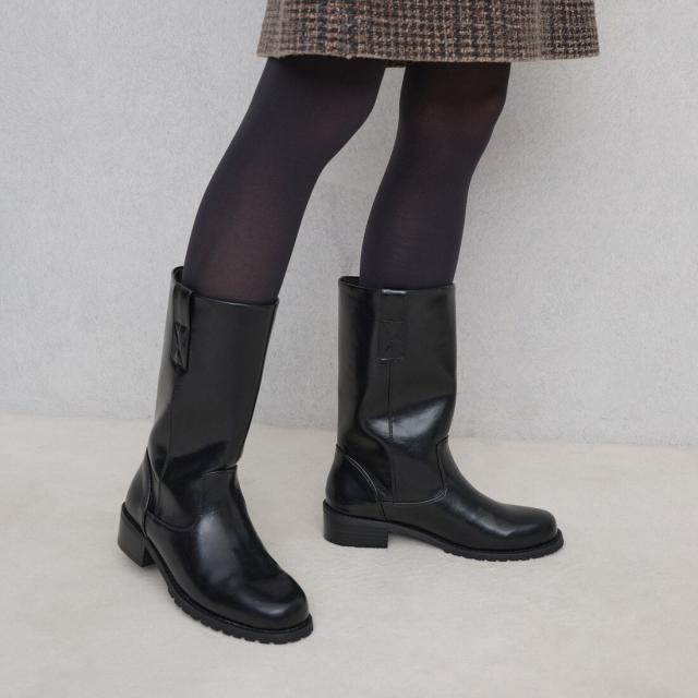 ラウナレア（Launa lea）/【25秋冬】ミドル丈エンジニアブーツ(S158)