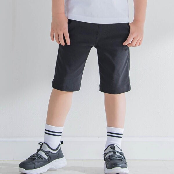 べべ 新品 パンツ 150 BeBe パンツ ペーズリープリントストレッチオックスハーフパンツ(90