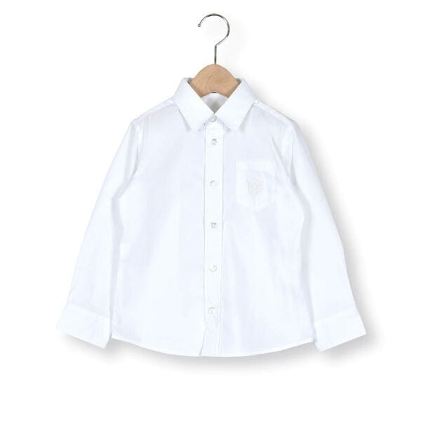 ベベ（BeBe）/ストレッチブロードレギュラー長袖シャツ(100~140cm)