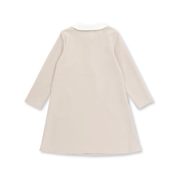ベベ（BeBe）/付け襟3wayパールボタンダブルクロスワンピース(100~130cm)_6