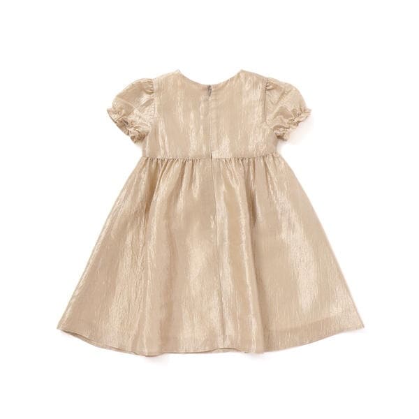 ベベ（BeBe）/ローズモチーフカールマイヤーパフスリーブドレス(100~140cm)_13