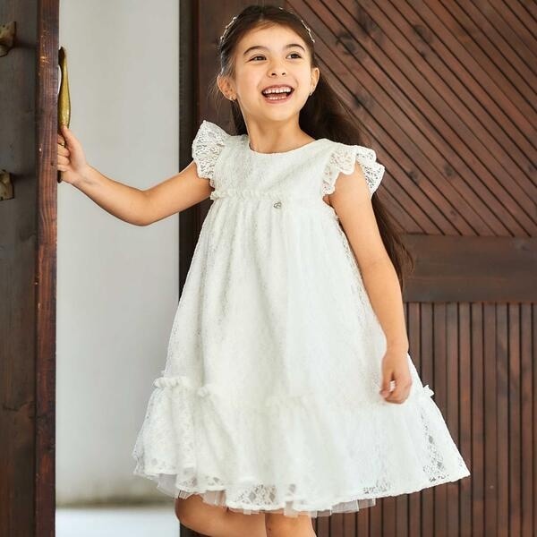 bebe グレー レース装飾 パンツ 130cm キラキラプリント裾レースデニムツイルパンツ(90~130cm)(90cm ネイビー