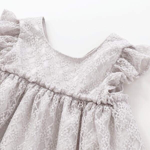 ベベ（BeBe）/【パニエ付】【日本製】ラッセルレースギャザードレス(100~140cm)_16