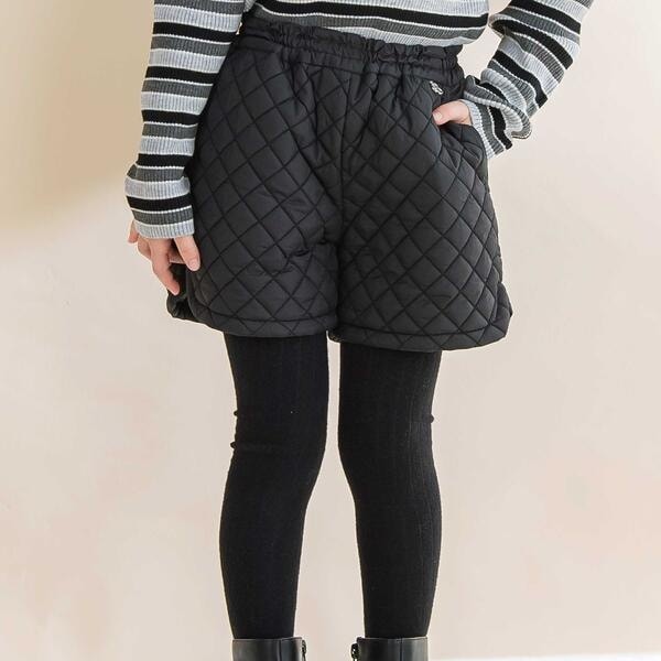 ベベ（BeBe）/タフタキルティングサイドカットショートパンツ(90~150cm)