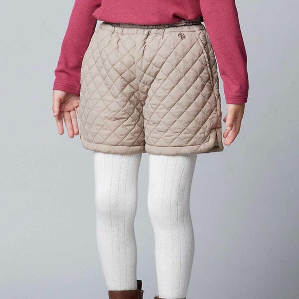 ベベ（BeBe）/タフタキルティングサイドカットショートパンツ(90~150cm)_1