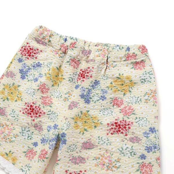 ベベ（BeBe）/【お揃い】リップルマルシェフラワーショートパンツ(90~150cm)_9