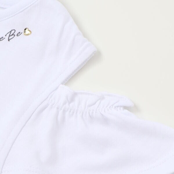 ベベ（BeBe）/シアーチェックドッキング肩開きワンピース(90~150cm)_13