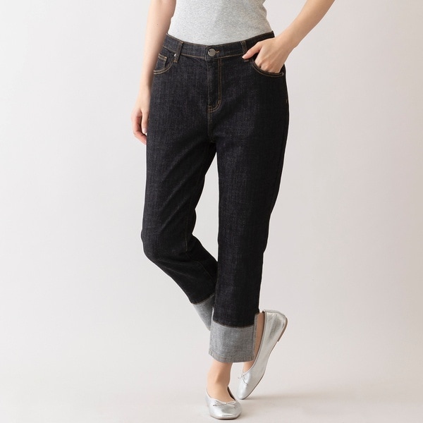ピサーノ（PISANO）/【ＩＮＤＩＭＡＲＫ】裾切り替えストレートデニムの通販は