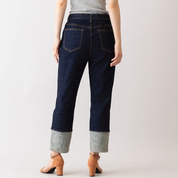 ピサーノ（PISANO）/【ＩＮＤＩＭＡＲＫ】裾切り替えストレートデニムの通販は