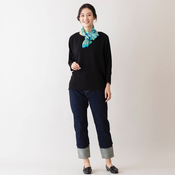 ピサーノ（PISANO）/【ＩＮＤＩＭＡＲＫ】裾切り替えストレートデニムの通販は