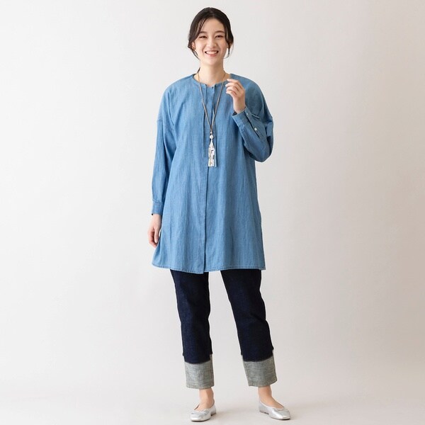 ピサーノ（PISANO）/【ＩＮＤＩＭＡＲＫ】裾切り替えストレートデニムの通販は