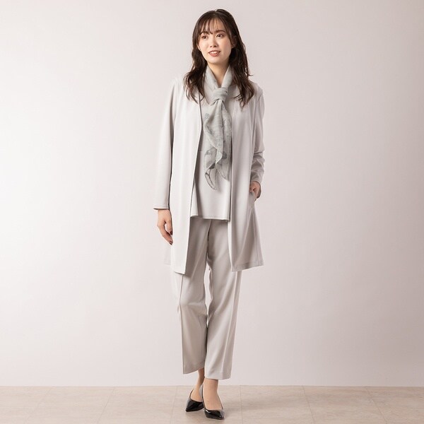 ピサーノ（PISANO）/ウエストリボン付き・Ｖネックロングジレの通販は