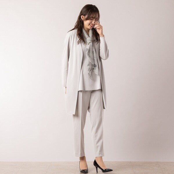 ピサーノ（PISANO）/ウエストリボン付き・Ｖネックロングジレの通販は