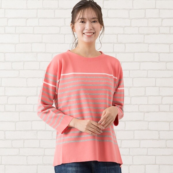 ピサーノ（PISANO）/マリンテイスト・ボーダーニットトップス 15,840円