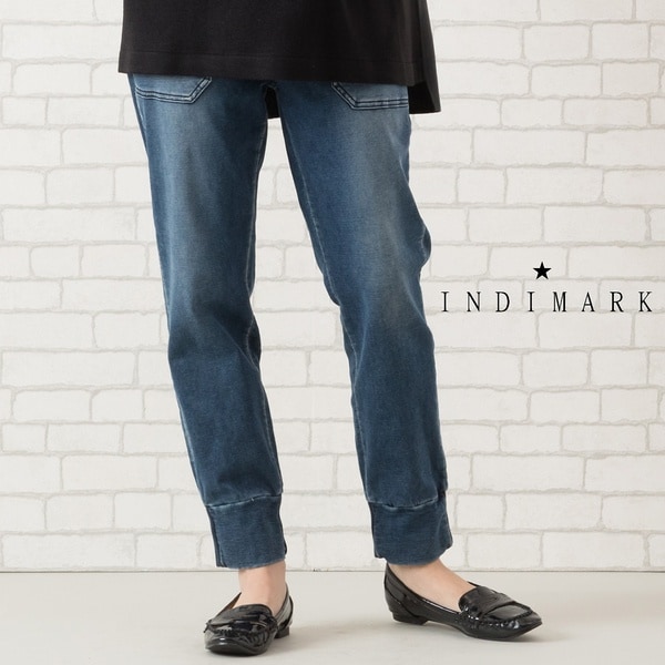 ピサーノ（PISANO）/【ＩＮＤＩＭＡＲＫ】デニム・裾リブ・ジョガーパンツの通販は 13,675円