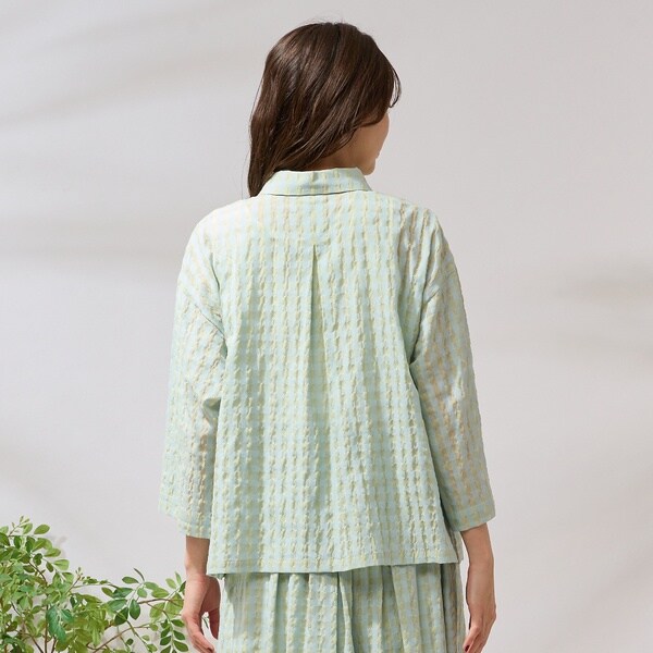 PISANO ピサーノ チェックブラウス L NEW】ピサーノ（PISANO）/【セットアップ対応】シズルチェック
